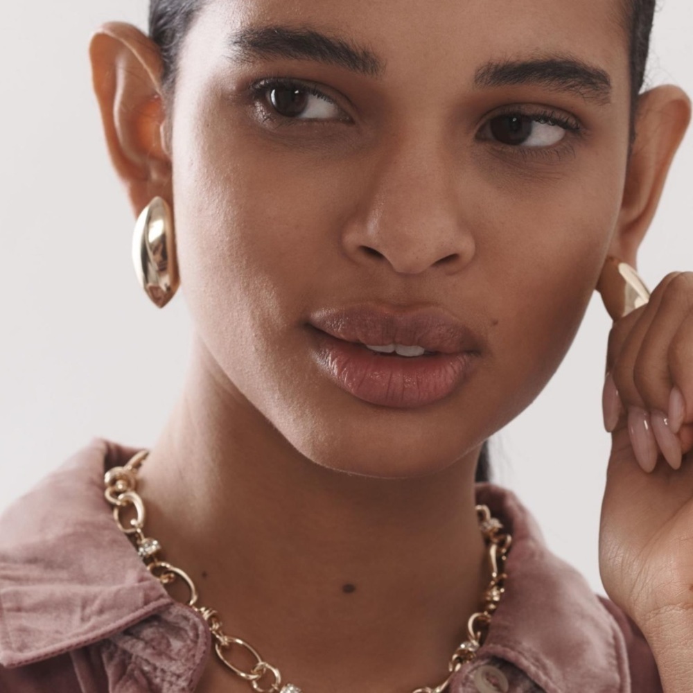 Anthropologie | Bean Post Earrings Gold